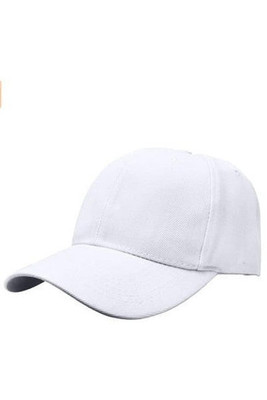 Baseball Cap Adjustable- White