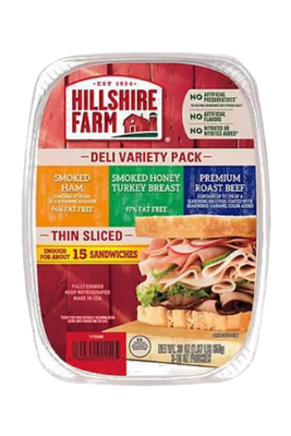 Hillshire Farm Deli Meats Variety Pack (Ham, Turkey, Roast Beef)