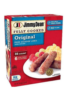 Jimmy Dean Original Pork Sausage Links 36 ct