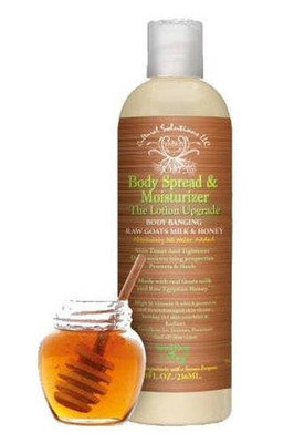 Yadain Body Spread and Moisturizer The Lotion Upgrade - Raw Goats Milk and Honey8oz