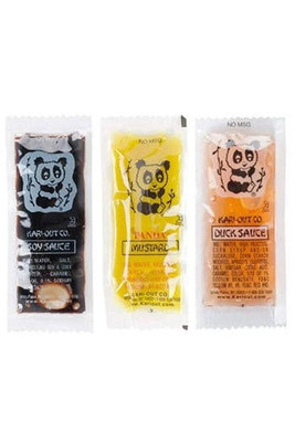 Chinese Soy Sauce, Mustard, Duck Sauce 30ct
