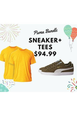 Puma Suede Classic XXI Bundle/Tees Mens
