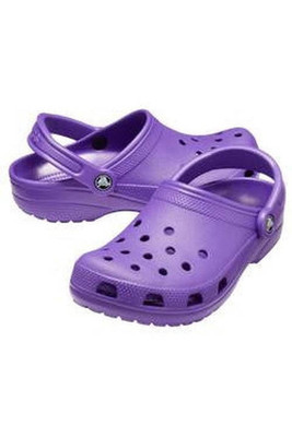 Purple Crocs