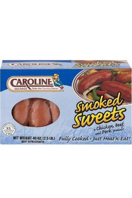 Carolina Caroline Smoked Sweets Sausage |Wilson Inmate Package Program 