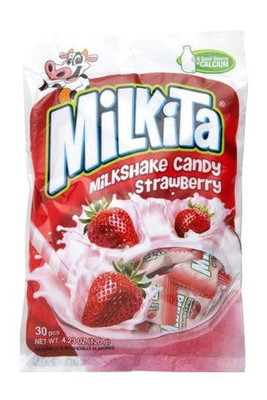 Milkita Strawberry Milky Creamy Chewy Candy