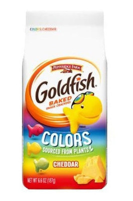 Keebler Goldfish Colors Cheddar 6.6 oz bag