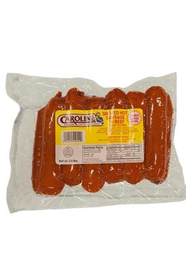 Carolina Caroline Smoked Hot Beef (Collagen Casting) |Wilson Inmate Package Program