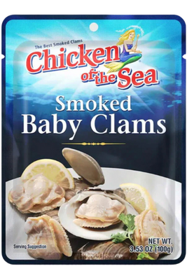 Chicken of The Sea Smoked Baby Clams, 3.53oz (POUCH)