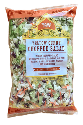 Yellow Curry Chopped Salad 12oz |Wilson Inmate Package Program