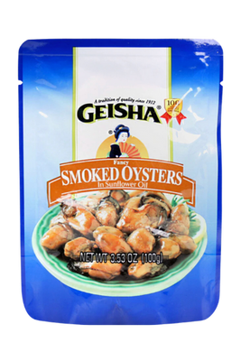 Geisha Smoked Oysters in Oil 3.53 oz.
