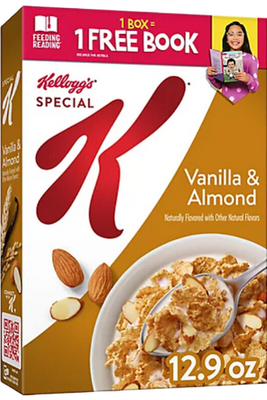 Special K Breakfast Cereal Real Almonds Vanilla and Almond - 12.9 Oz