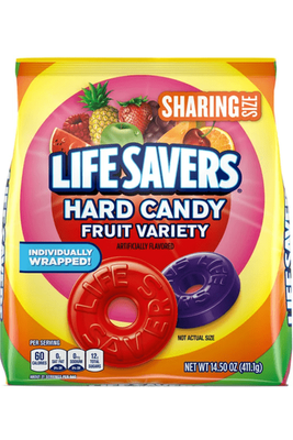 Life Savers Fruit Variety Hard Candy, Sharing Size , 108 Ct