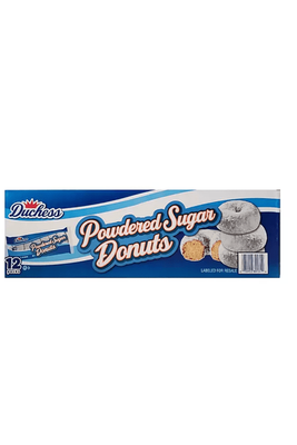 Duchess Mini Powdered Sugar Donuts (3 oz., 12 pk.)