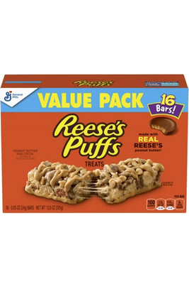 Reese's Puffs Cinnamon Toast Crunch Cereal Bars  28 ct
