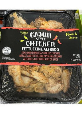 TJ\'s Cajun Chicken Fettuccine Alfredo |Wilson Inmate Package Program 