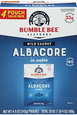 Bumble Bee Premium Albacore Tuna in Water, 4 pk./5 oz. |Wilson Inmate Package Program 