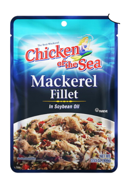 Van Camps Whole Mackerel In Brine, 3.5oz (POUCH)