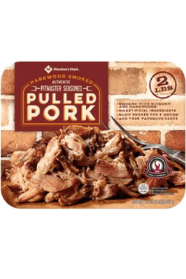 Hardwood Smoked Pulled Pork w/o BBQ Sauce