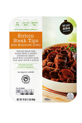 Sirloin Steak Tips w/Mushroom Gravy