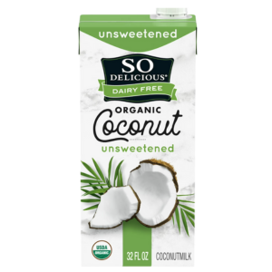 Dairy Free  Unsweetened  Coconut Milk, 1 Quart