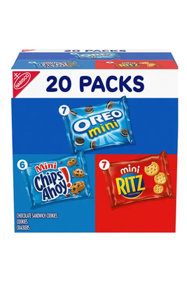 Nabisco Variety Pack Cookies & Crackers, Classic Mix 20 Count