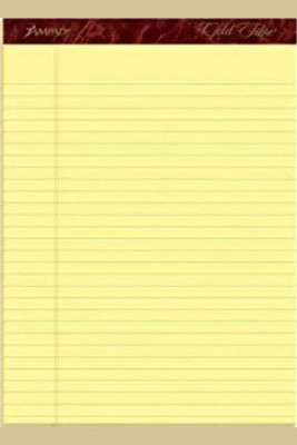 Wilson Inmate Package Program Yellow Writing Pad