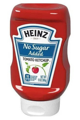Heinz No Sugar Added Ketchup 13oz