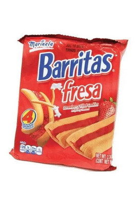Marinela Barritas de Fresa, Strawberry