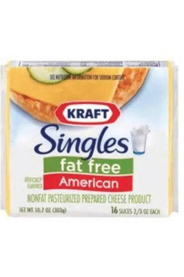 Kraft Singles Fat Free American 16ct