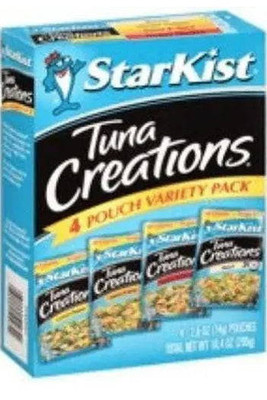 StarKist Chunk Tuna Creations 4ct |Wilson Inmate Package Program 