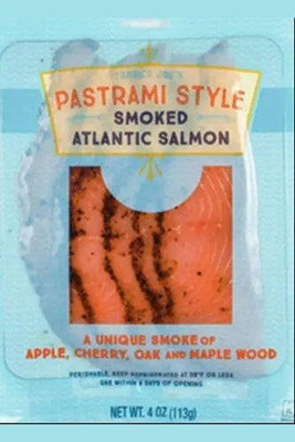 Trader Joes Smoked Atlantic Salmon- Pastrami Style 4oz