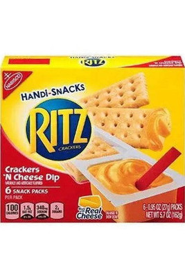 Nabisco Ritz Crackers Handi-Snacks Crackers `n Cheese Dip, 5.7oz |Wilson Inmate Package Program
