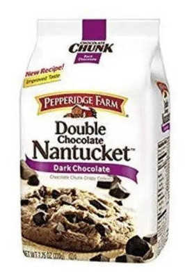 Pepperidge Farm Double Chocolate Nantucket Dark Chocolate Cookies
