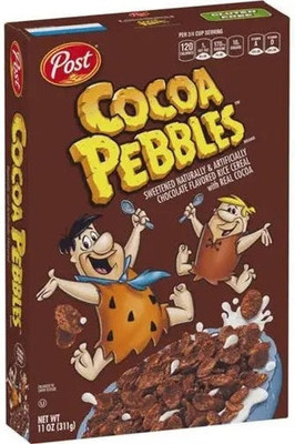 Post Cocoa Pebbles Cereal, Chocolate 15oz