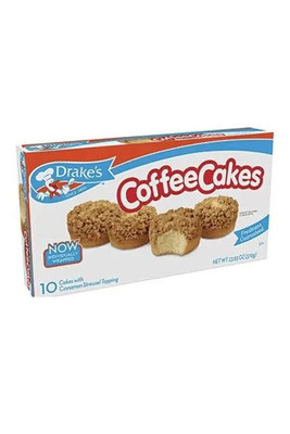 Drakes Coffee Cakes Individually Wrapped Cakes 13.03 oz, 10 Count