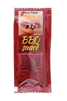 Flavor Fresh BBQ Sauce Packets 25ct
