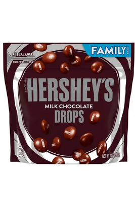 Hershey's Drops Milk Chocolate Candy, Family Pack 14 oz