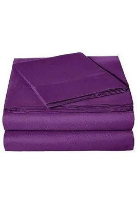 Wilson Inmate Package Program Microfiber Sheet Set - Twin Plum/Purple