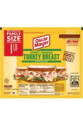 Oscar Mayer/Land O Frost Smoked Turkey, 16 oz