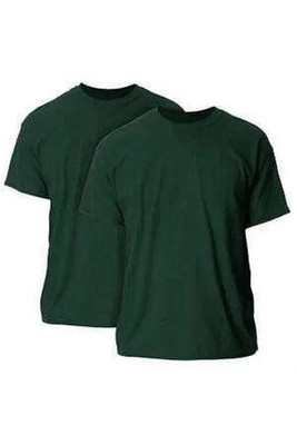 Gildan Mens Ultra Cotton Adult T-Shirt 2-PackForest Green