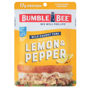 Bumble Bee Lemon & Pepper Seasoned Tuna |Wilson Inmate Package Program