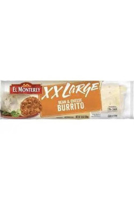 Wilson Inmate Package Program XXLarge Bean and Cheese Burrito Wrapper