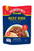 Wilson Inmate Package Program Inc Hereford Beef Ribs With BBQ Sauce, packaged beef ribs with barbecue sauce on the front label.