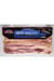 Arnold Fully Cooked Beef Bacon, 10 oz package of pre-cooked, smoked beef bacon strips in clear plastic packaging with blue label.