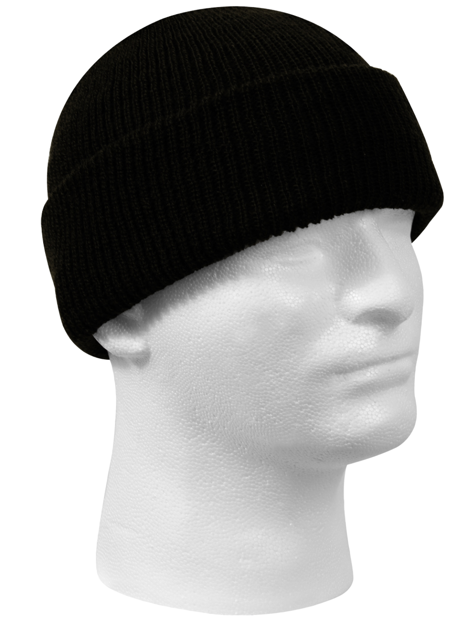 Black Wool Cap