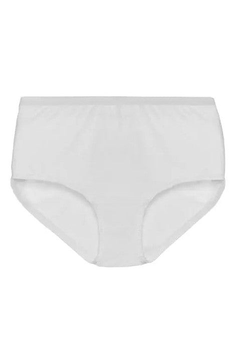 Women's Briefs  100% Cotton-WHT ONLY (3pc)