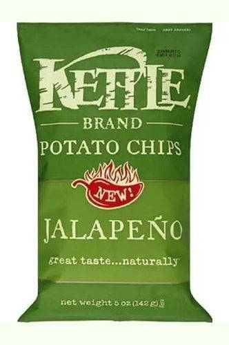Kettle Brand Potato Chips Jalapeno, 5oz