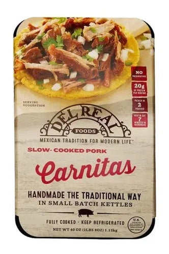 Pork Carnitas, 2.5lbs! (Fully Cooked)