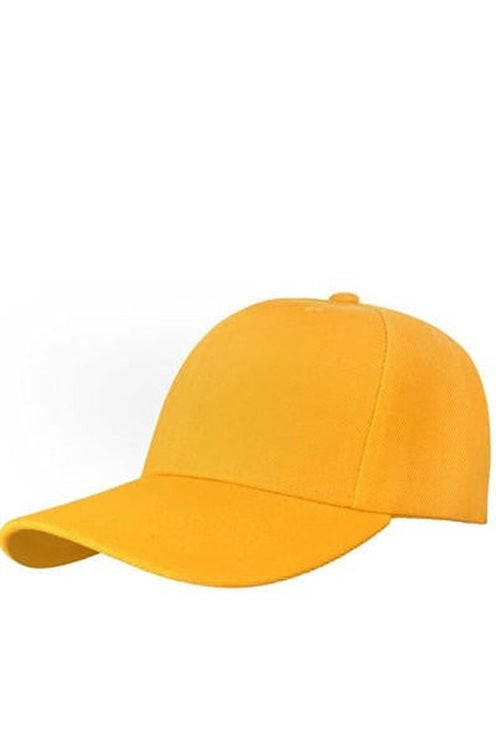 Baseball Cap Adjustable- Yellow