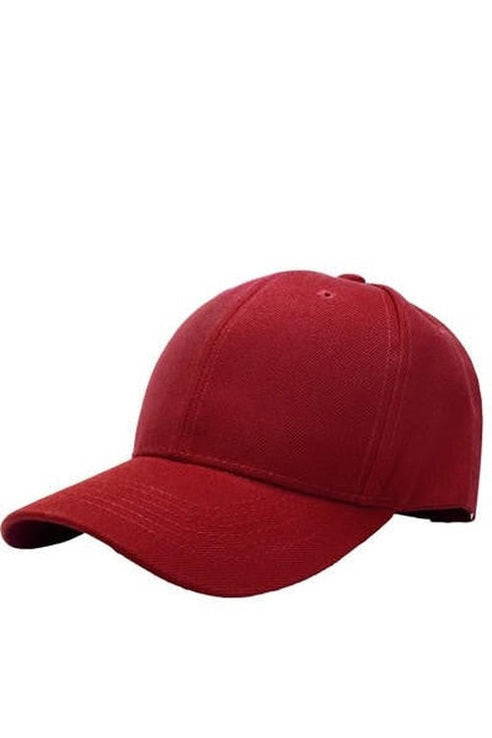 Baseball Cap Adjustable- Burgundy